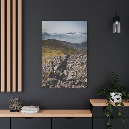 Wall in Mountains Matte Canvas, Stretched, 1.25"