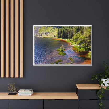 Gleanteenassig Forest Matte Canvas, Framed (Multi-color)