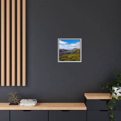Ladies View Killarney Matte Canvas, Framed (Multi-color)