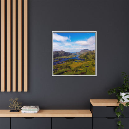 Ladies View Killarney Matte Canvas, Framed (Multi-color)