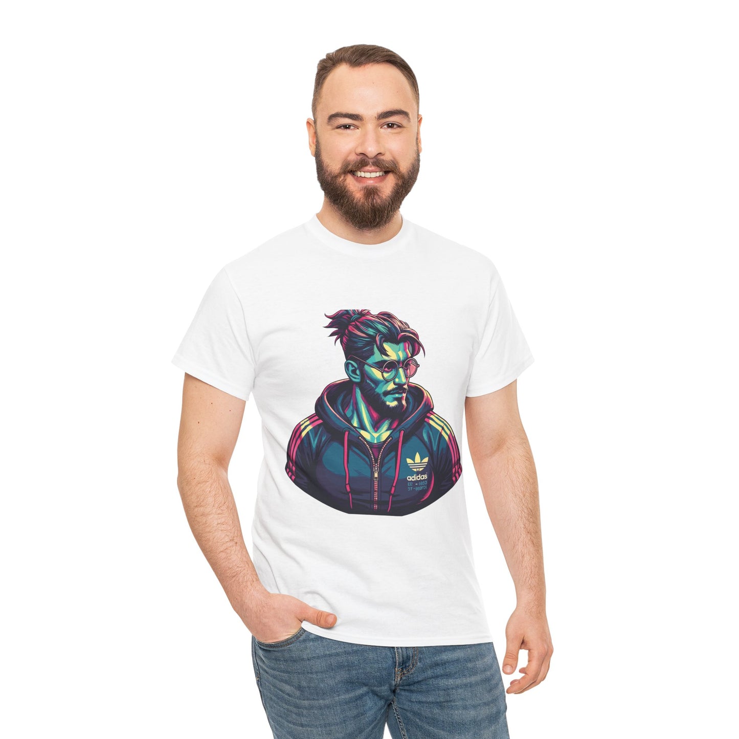 Retro Style Graphic Unisex Heavy Cotton Tee - Perfect for Casual Wear
