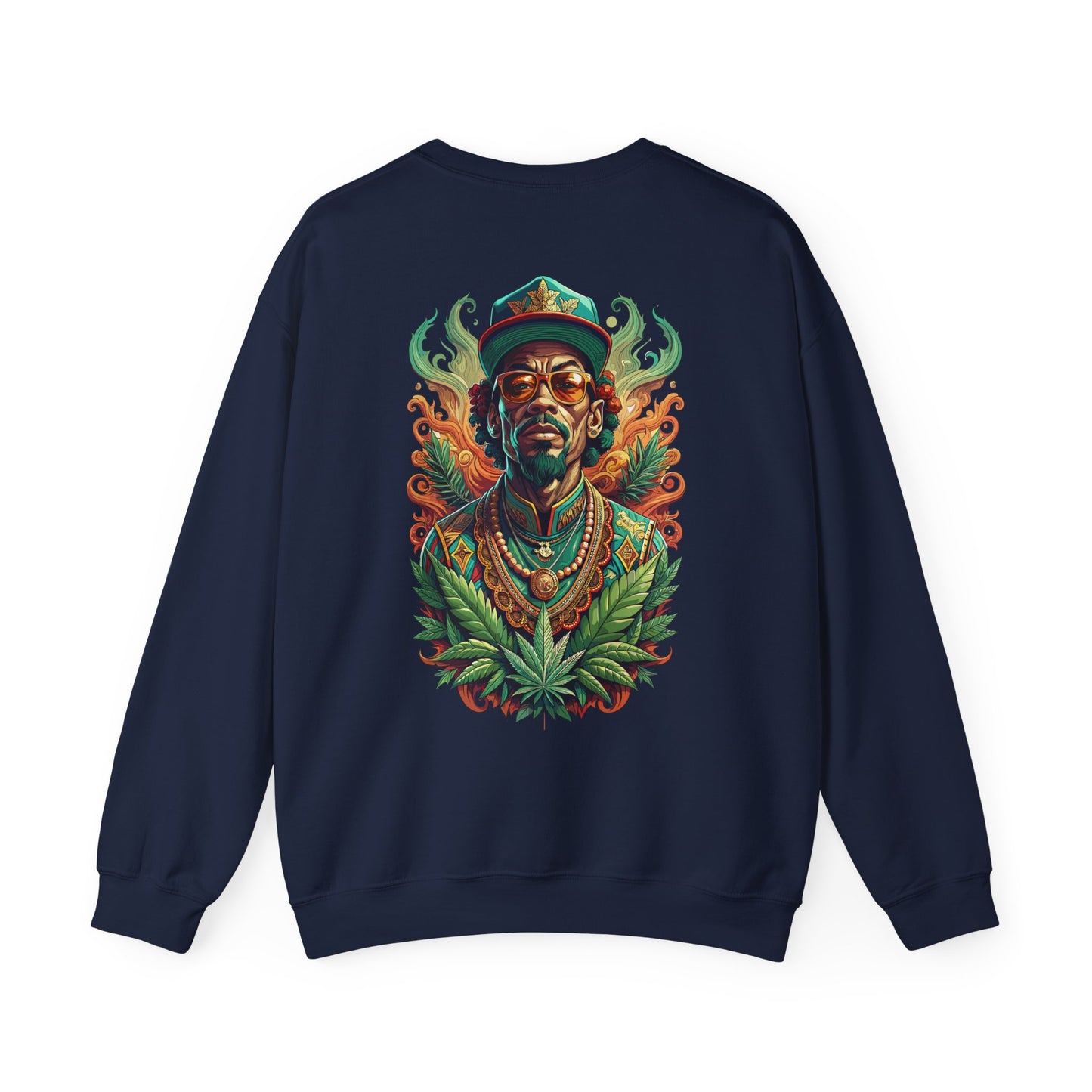 Reggae Lion — Rasta Portrait Graphic Sweatshirt