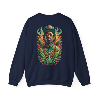 Reggae Lion — Rasta Portrait Graphic Sweatshirt