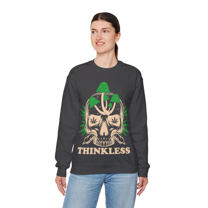 Mushroom Skull 'THINKLESS' Sweatshirt
