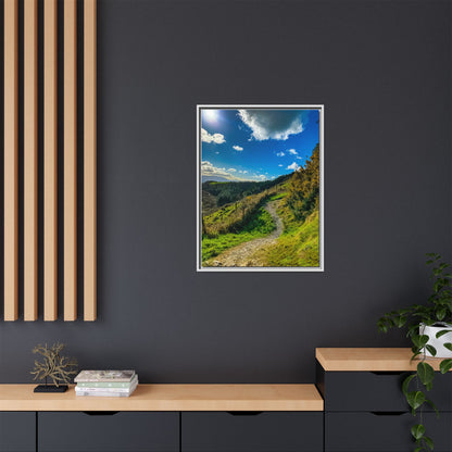 Glanageenty Forest Trail  Matte Canvas, Framed (Multi-color)