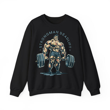 Strongman Deadlift Unisex Heavy Blend™ Crewneck Sweatshirt for Fitness Enthusiasts