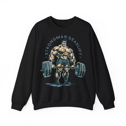 Strongman Deadlift Unisex Heavy Blend™ Crewneck Sweatshirt for Fitness Enthusiasts