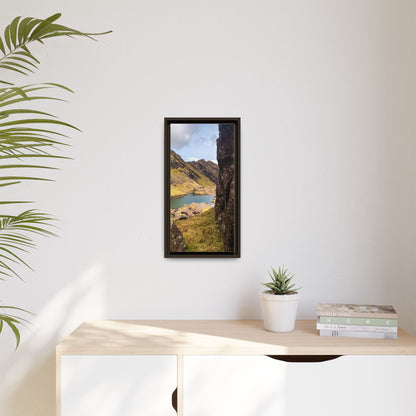 Mount Brandon Valley Matte Canvas, Framed (Multi-color)