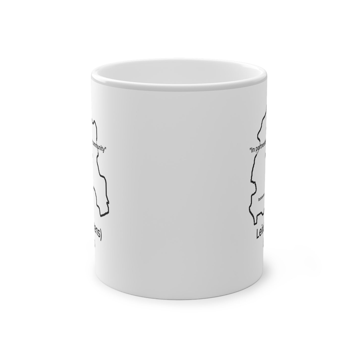 Laois Magic Mug: Color - Changing Coffee Cup with Artistic Map Design