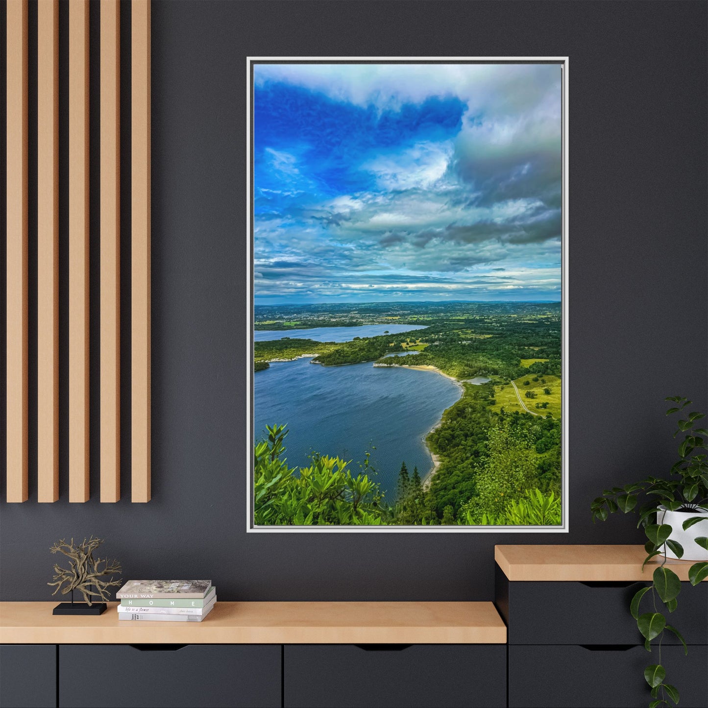 Killarney Trail 2 Matte Canvas, Framed (Multi-color)