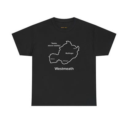 Westmeath Unisex Heavy Cotton T-Shirt Black Edition