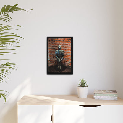 Steel Armour Medieval Age Lithuania Matte Canvas, Framed (Multi-color)