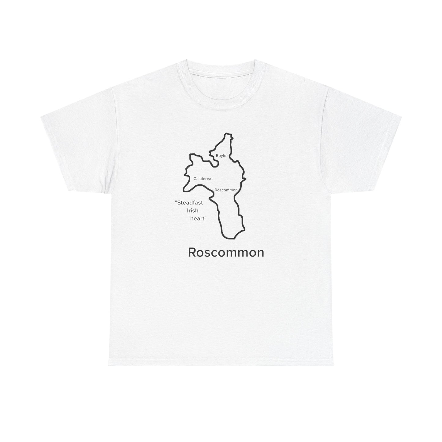 Roscommon Unisex Heavy Cotton Tee White Edition
