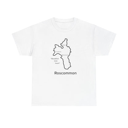 Roscommon Unisex Heavy Cotton Tee White Edition