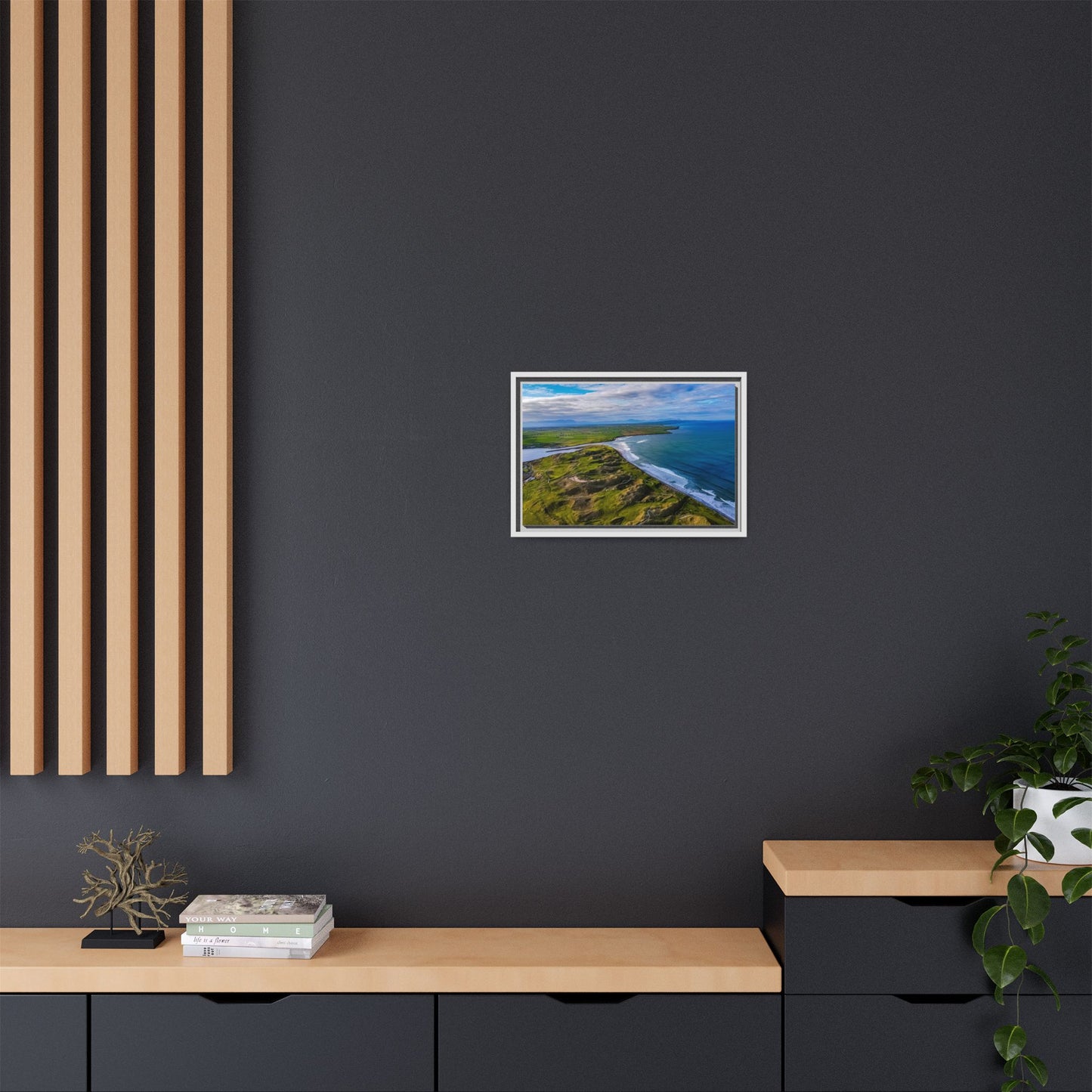 Kerry Landscape Matte Canvas, Framed (Multi-color)