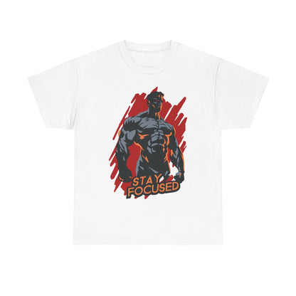 Stay Focused Unisex Heavy Cotton Tee