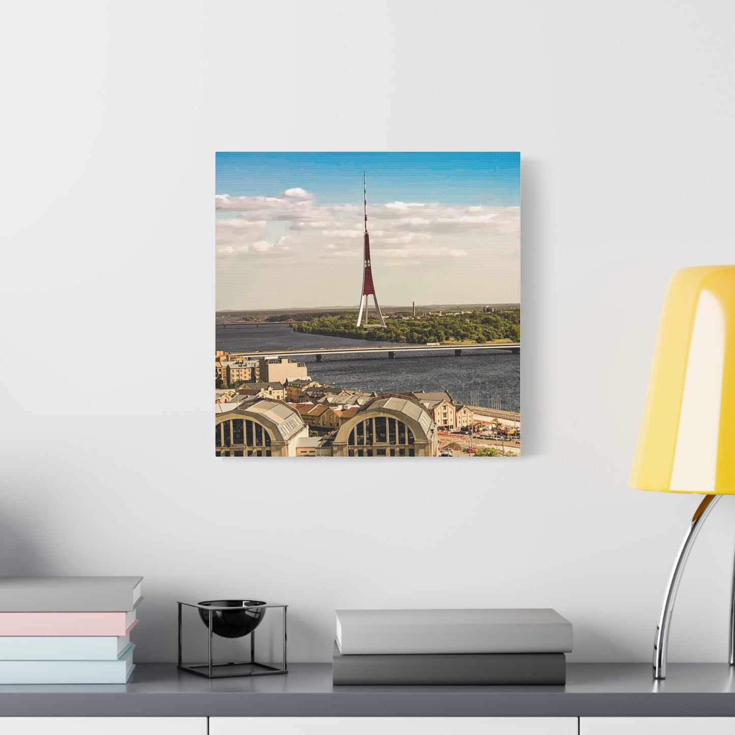 Riga TV Tower Matte Canvas, Stretched, 1.25"