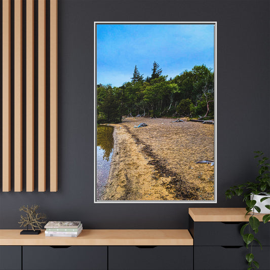 Killarney Beach Matte Canvas, Framed (Multi-color)