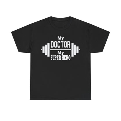 Funny Doctor Super Hero Unisex Heavy Cotton Tee