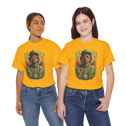 Reggae Lion Tee — Rasta Portrait Graphic T-Shirt