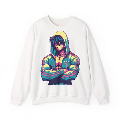 Unisex Heavy Blend™ Anime-Inspired Crewneck Sweatshirt - Cool Retro Aesthetic