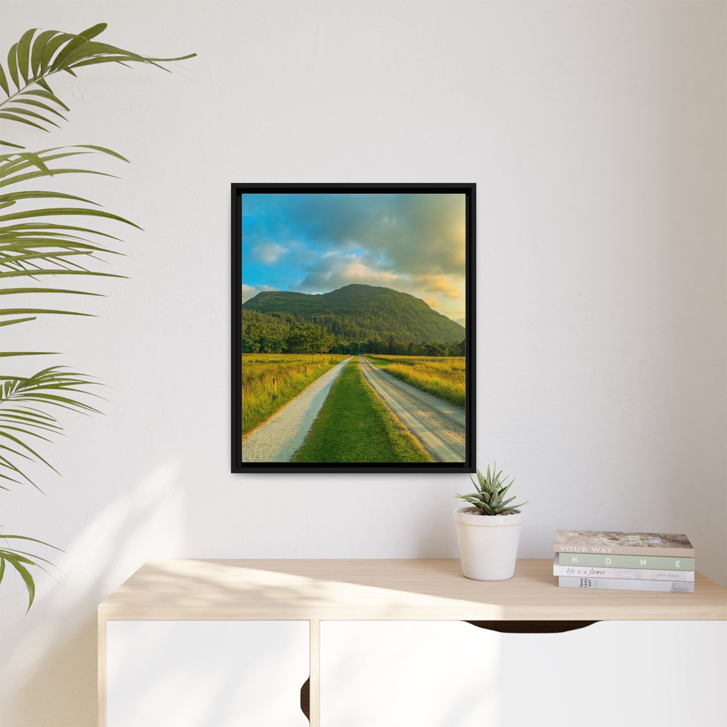 Mountain Torc Matte Canvas, Framed (Multi-color)