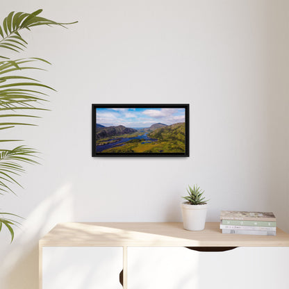 Ladies View Killarney Matte Canvas, Framed (Multi-color)