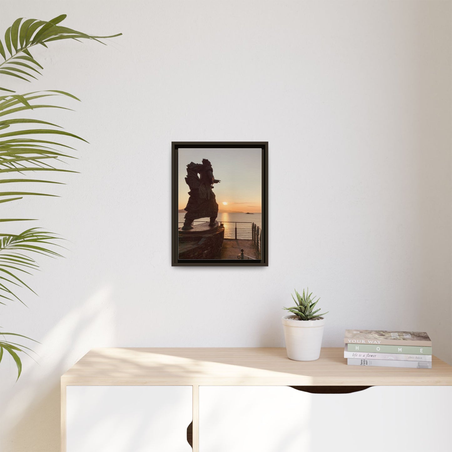 Fenit Matte Canvas, Framed (Multi-color)