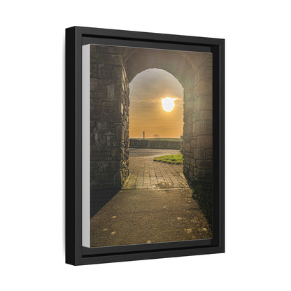 Pillars Matte Canvas, Framed (Multi-color)