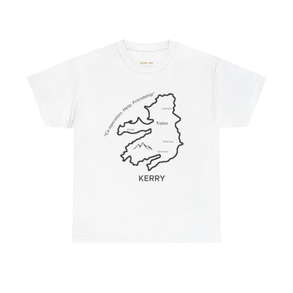 Kerry Unisex Heavy Cotton Tee White Edition
