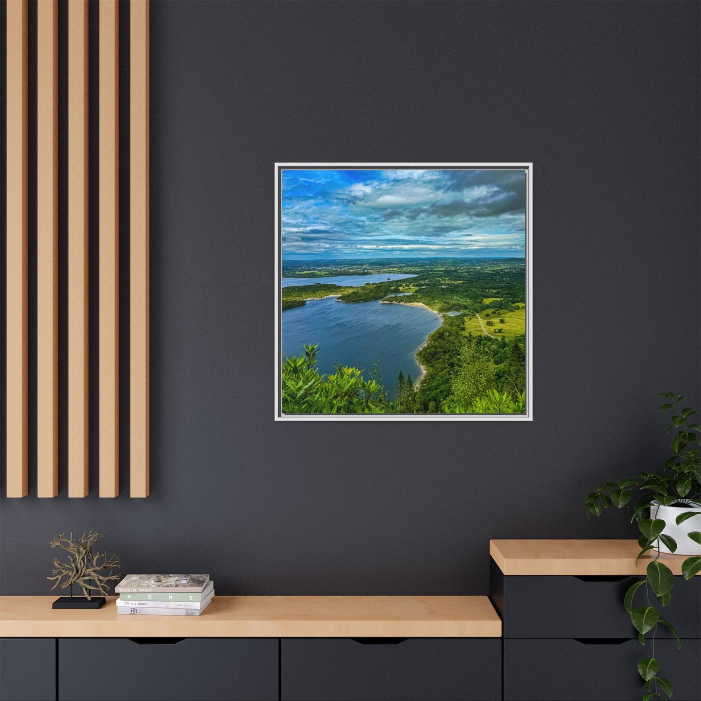 Killarney Trail 2 Matte Canvas, Framed (Multi-color)