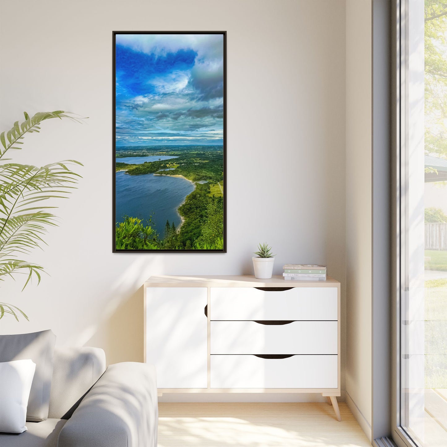 Killarney Trail 2 Matte Canvas, Framed (Multi-color)