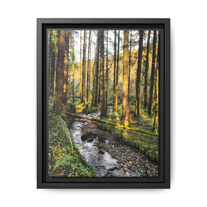 Glanageenty Forest Trail 2 Matte Canvas, Framed (Multi-color)