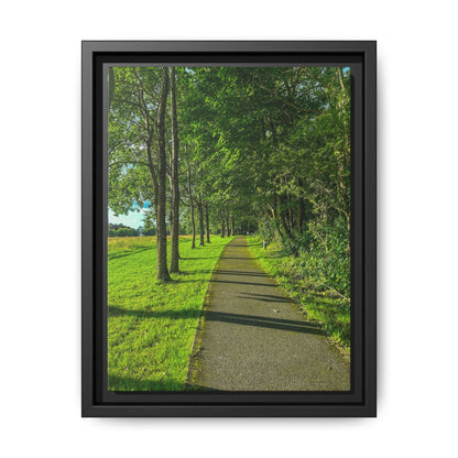 Listowel Town Park Matte Canvas, Framed (Multi-color)