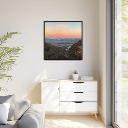 On The Way To Mount Brandon Matte Canvas, Framed (Multi-color)