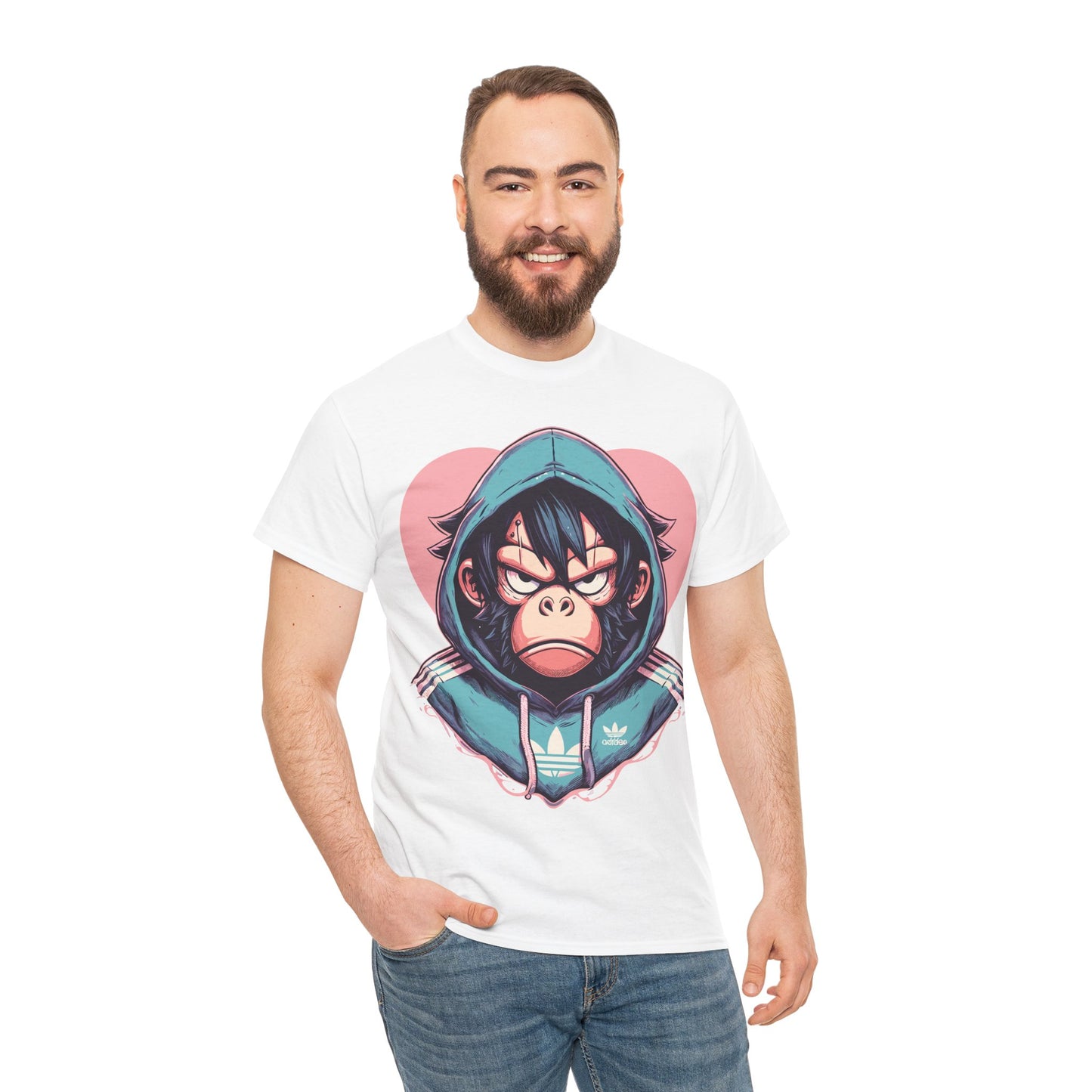 Cool Gorilla Graphic Unisex Heavy Cotton Tee