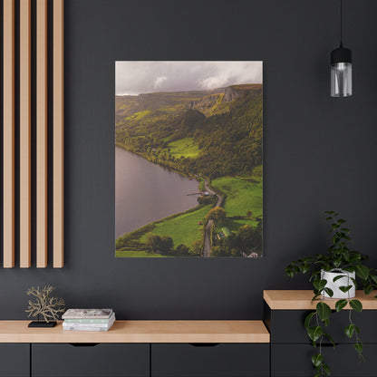 Sruth in Aghadh an Aird or The devil's Chimney Matte Canvas, Stretched, 1.25"