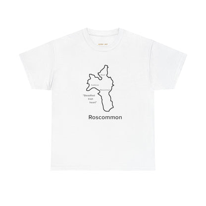 Roscommon Unisex Heavy Cotton Tee White Edition