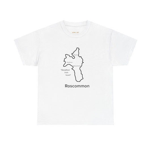 Roscommon Unisex Heavy Cotton Tee White Edition