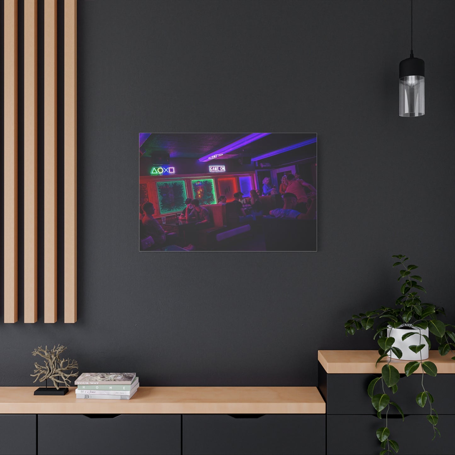 The Mermaids Nite Club Matte Canvas, Stretched, 1.25"