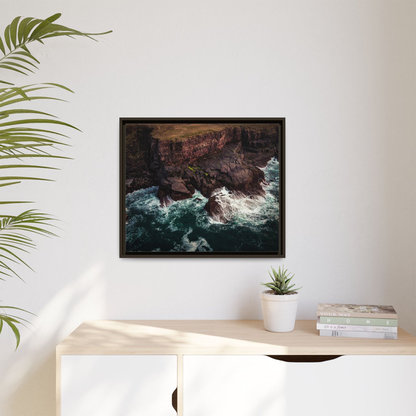 Kerry Head Matte Canvas, Framed (Multi-color)
