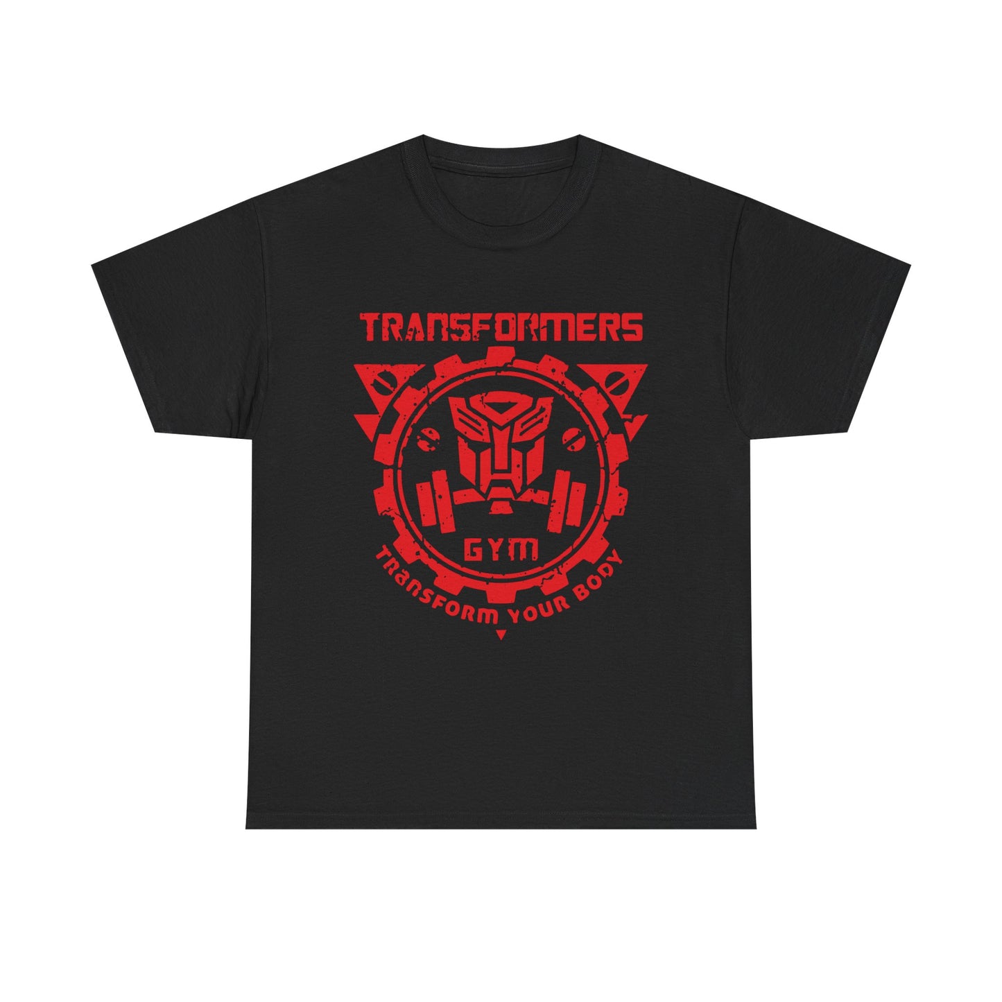 Transformers Gym Unisex Heavy Cotton Tee - Transform Your Body