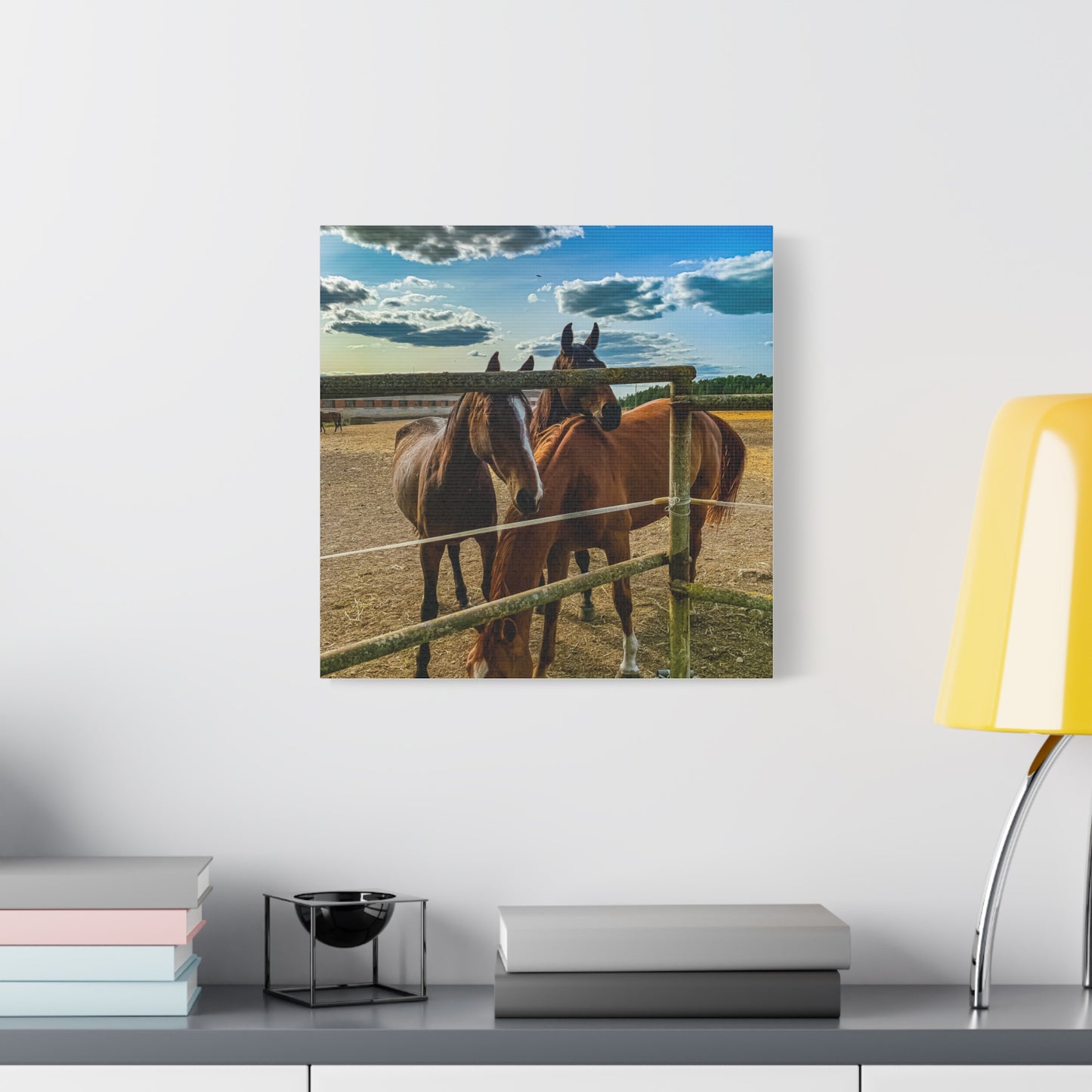 Horses Matte Canvas, Stretched, 1.25"