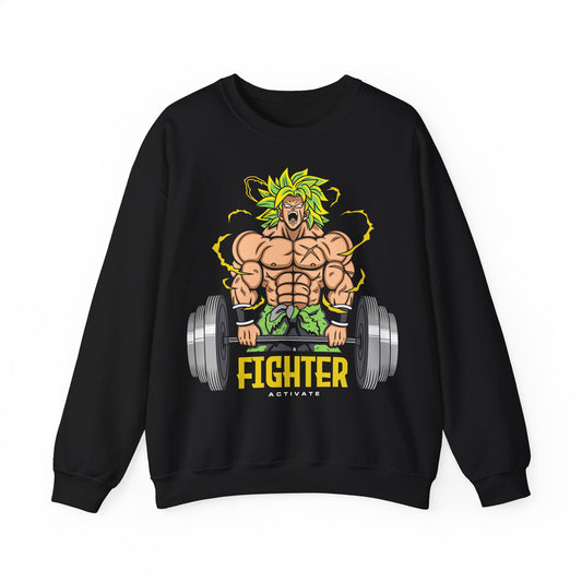 Fighter Activate Unisex Heavy Blend™ Crewneck Sweatshirt - Perfect for Fitness Enthusiasts