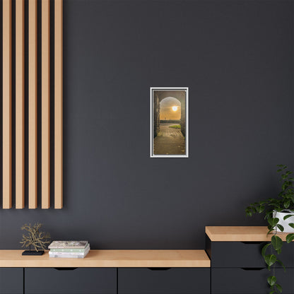 Pillars Matte Canvas, Framed (Multi-color)