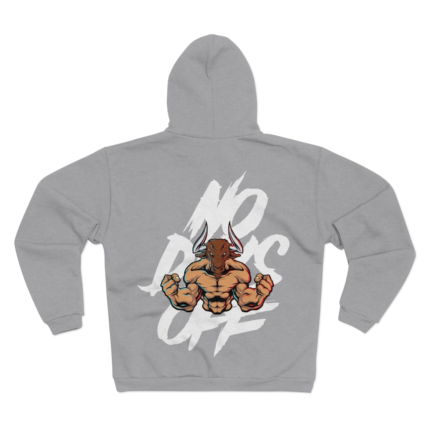 No Days Off Unisex Hooded Zip Sweatshirt - Motivational Gym Wear