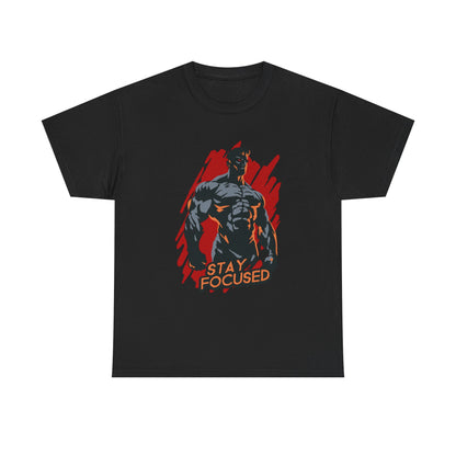 Stay Focused Unisex Heavy Cotton Tee