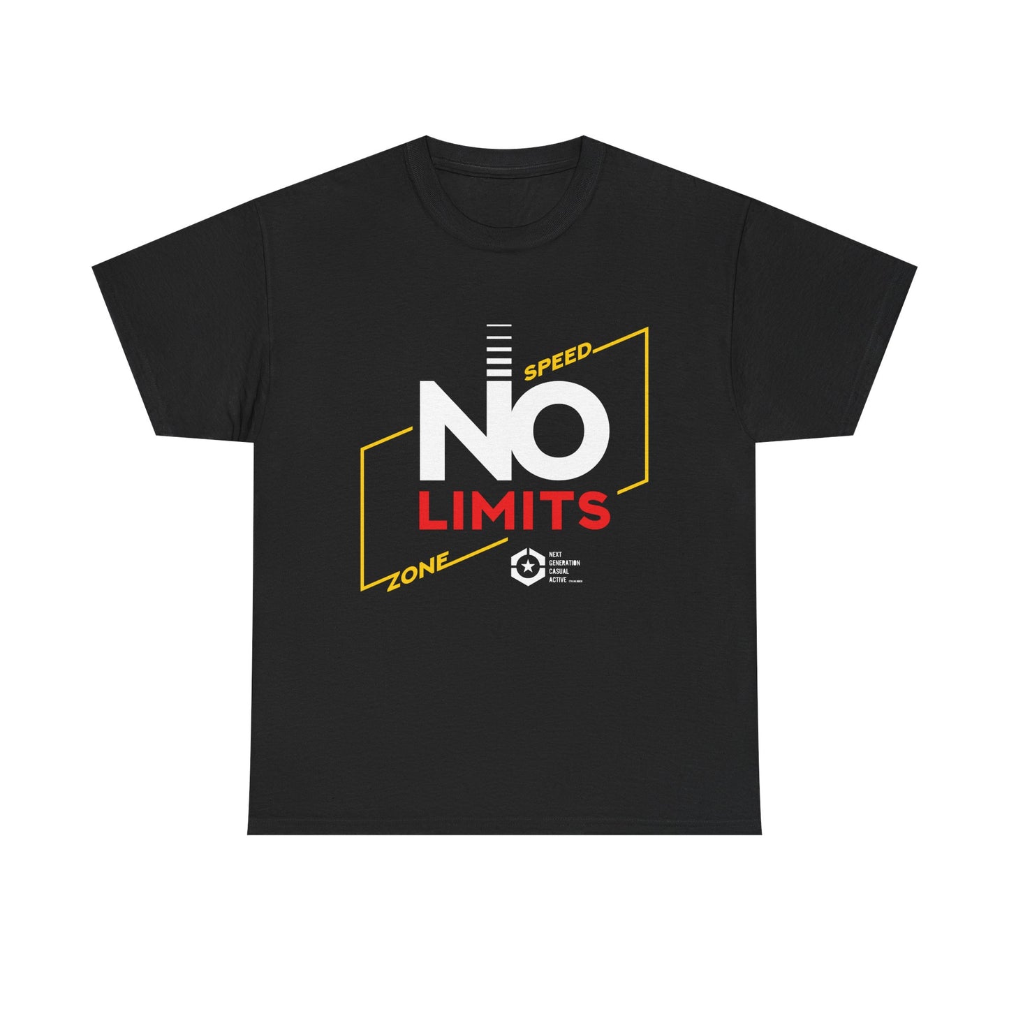 Unisex Heavy Cotton Tee - No Limits Speed Zone Tee