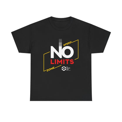 Unisex Heavy Cotton Tee - No Limits Speed Zone Tee