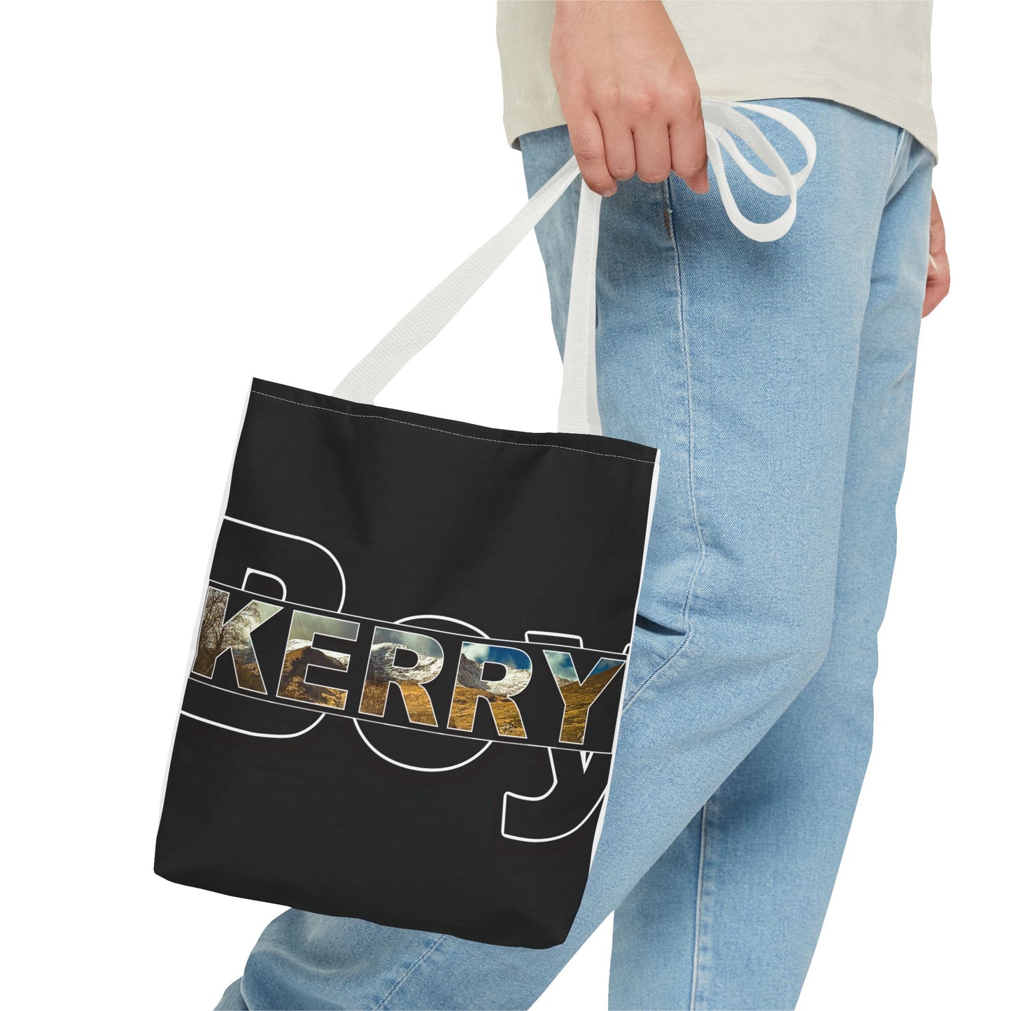 Kerry Boy Black - Black Tote Bag (AOP)
